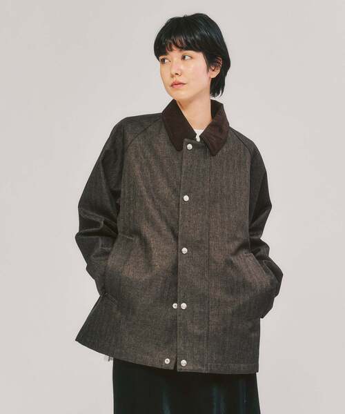 417 EDIFICE（フォーワンセブンエディフィス）の「2レイヤーフィルムブルゾン（その他アウター・メンズ・ブラック/ブラウン・SMALL/MEDIUM/LARGE）」の7枚目の写真