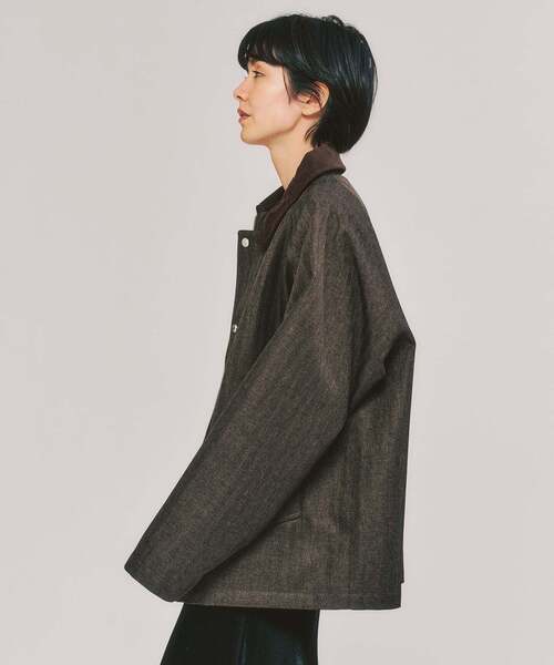 417 EDIFICE（フォーワンセブンエディフィス）の「2レイヤーフィルムブルゾン（その他アウター・メンズ・ブラック/ブラウン・SMALL/MEDIUM/LARGE）」の13枚目の写真