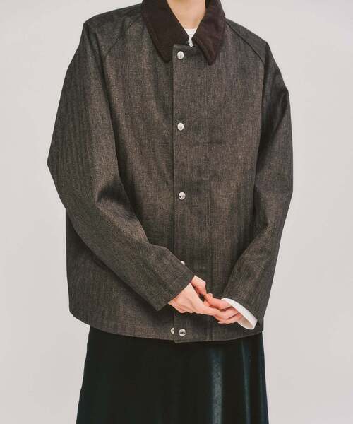 417 EDIFICE（フォーワンセブンエディフィス）の「2レイヤーフィルムブルゾン（その他アウター・メンズ・ブラック/ブラウン・SMALL/MEDIUM/LARGE）」の14枚目の写真