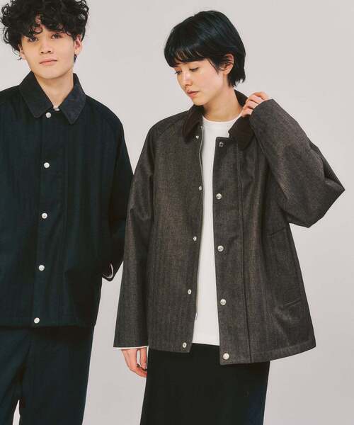 417 EDIFICE（フォーワンセブンエディフィス）の「2レイヤーフィルムブルゾン（その他アウター・メンズ・ブラック/ブラウン・SMALL/MEDIUM/LARGE）」の15枚目の写真