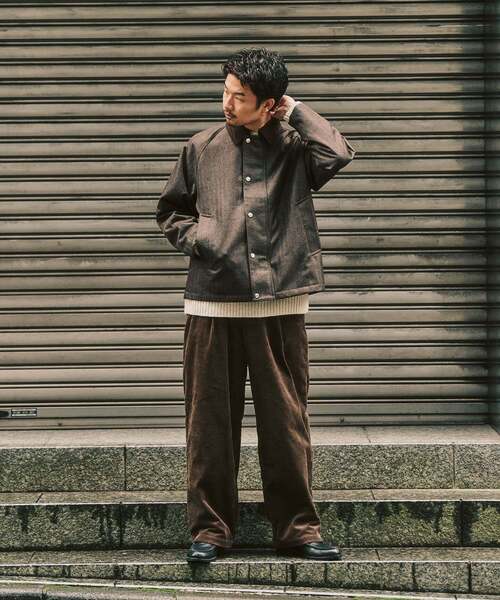 417 EDIFICE（フォーワンセブンエディフィス）の「2レイヤーフィルムブルゾン（その他アウター・メンズ・ブラック/ブラウン・SMALL/MEDIUM/LARGE）」の19枚目の写真