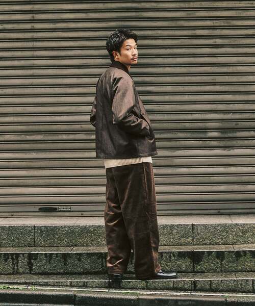 417 EDIFICE（フォーワンセブンエディフィス）の「2レイヤーフィルムブルゾン（その他アウター・メンズ・ブラック/ブラウン・SMALL/MEDIUM/LARGE）」の21枚目の写真