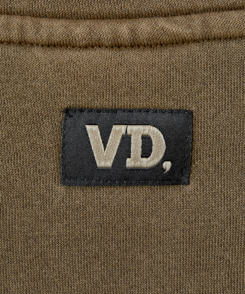 Verdnt（バーダント）の「ガーメントダイ ハーフジップ フリース スウェット Tシャツ [モカ]（スウェット・レディース・その他・SMALL/MEDIUM/LARGE）」の10枚目の写真