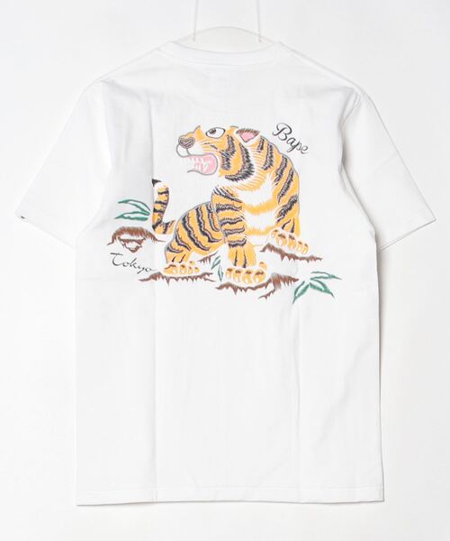 A BATHING APE(アベイシングエイプ)の「TIGER SOUVENIR TEE(Tシャツ/カットソー・メンズ・ブラック/ホワイト・SMALL/X-LARGE/MEDIUM/LARGE/XX-LARGE)」の5枚目の写真