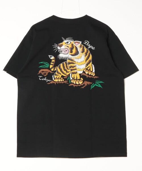 A BATHING APE(アベイシングエイプ)の「TIGER SOUVENIR TEE(Tシャツ/カットソー・メンズ・ブラック/ホワイト・SMALL/X-LARGE/MEDIUM/LARGE/XX-LARGE)」の6枚目の写真
