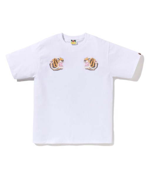 A BATHING APE(アベイシングエイプ)の「TIGER SOUVENIR TEE(Tシャツ/カットソー・メンズ・ブラック/ホワイト・SMALL/X-LARGE/MEDIUM/LARGE/XX-LARGE)」の1枚目の写真