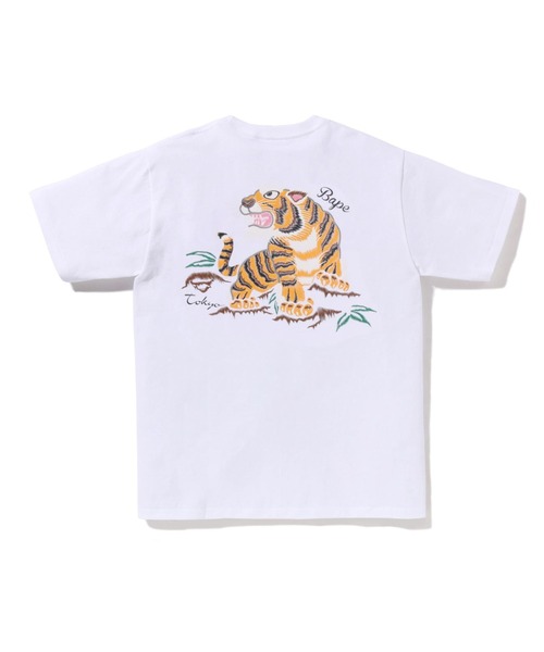 A BATHING APE(アベイシングエイプ)の「TIGER SOUVENIR TEE(Tシャツ/カットソー・メンズ・ブラック/ホワイト・SMALL/X-LARGE/MEDIUM/LARGE/XX-LARGE)」の3枚目の写真