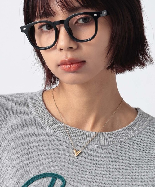 PAGEBOY（ページボーイ）の「ハートチェーンネックレス（ネックレス・レディース・ゴールド/シルバー・FREE）」の2枚目の写真