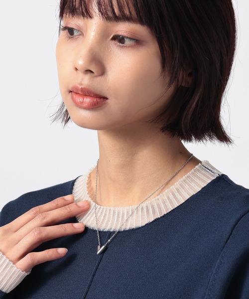 PAGEBOY（ページボーイ）の「ハートチェーンネックレス（ネックレス・レディース・ゴールド/シルバー・FREE）」の4枚目の写真