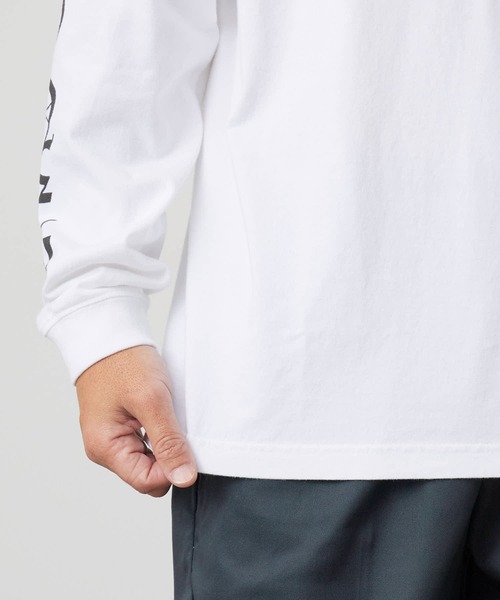 LONELY/論理(ロンリー)の「LONELY(論理)/ロンリー "LONELY HEARTS" HEAVY OZ LONG SLEEVE ヘビーウェイト クルーネックロンT(Tシャツ/カットソー・メンズ・ホワイト/ブラック・L/XL/XXL)」の4枚目の写真