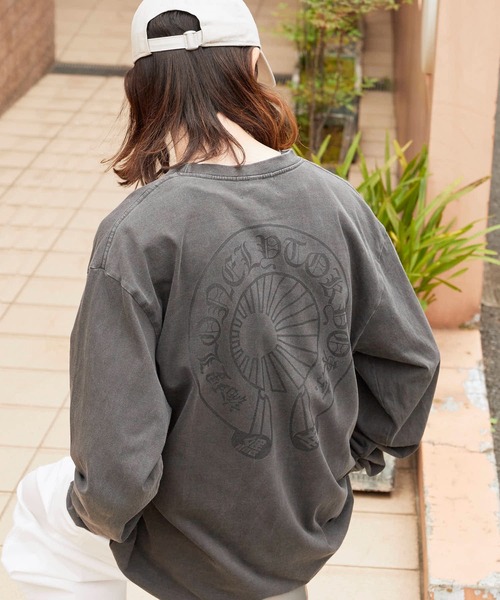 LONELY/論理(ロンリー)の「LONELY(論理)/ロンリー "LONELY HEARTS" HEAVY OZ LONG SLEEVE ヘビーウェイト クルーネックロンT(Tシャツ/カットソー・メンズ・ホワイト/ブラック・L/XL/XXL)」の20枚目の写真