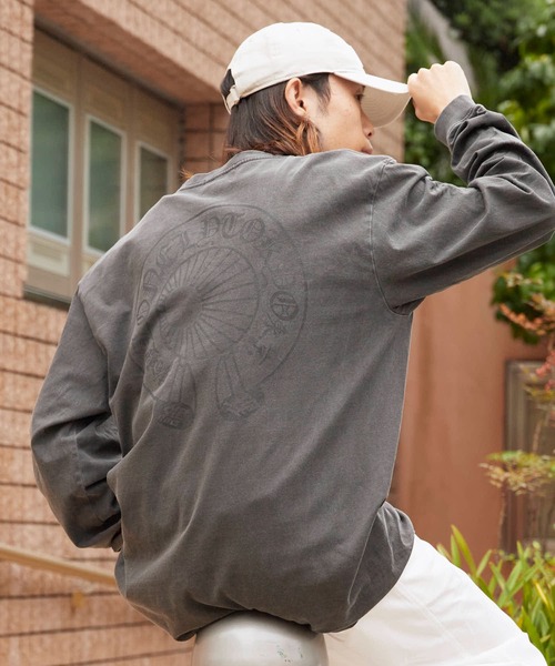 LONELY/論理(ロンリー)の「LONELY(論理)/ロンリー "LONELY HEARTS" HEAVY OZ LONG SLEEVE ヘビーウェイト クルーネックロンT(Tシャツ/カットソー・メンズ・ホワイト/ブラック・L/XL/XXL)」の16枚目の写真