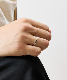 And A（アンドエー）の「Muff マフ / シルバー925フラットカームリング / R6A（リング）」