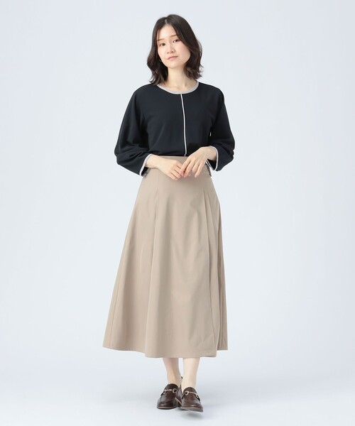 BEAMS HEART(ビームスハート)の「バイカラー ライン プルオーバー(Tシャツ/カットソー・レディース・ブラウン系その他2/オフホワイト/ネイビー・FREE)」の18枚目の写真