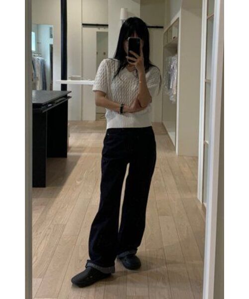 LINGSEOUL（リングソウル）の「non fade denim pants（デニムパンツ・レディース・その他・SMALL/LARGE）」の8枚目の写真