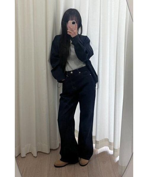 LINGSEOUL（リングソウル）の「non fade denim pants（デニムパンツ・レディース・その他・SMALL/LARGE）」の9枚目の写真