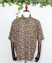 katayuboku（カタユボーク）の「オーバーサイズ 猫柄 半袖シャツ 【三毛 猫】（シャツ/ブラウス）」