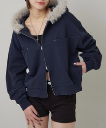 WHO'S WHO gallery | スラッシュポケットファーパーカー(パーカー)