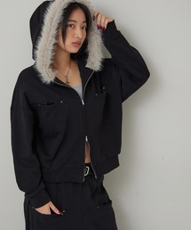 WHO'S WHO gallery | スラッシュポケットファーパーカー(パーカー)