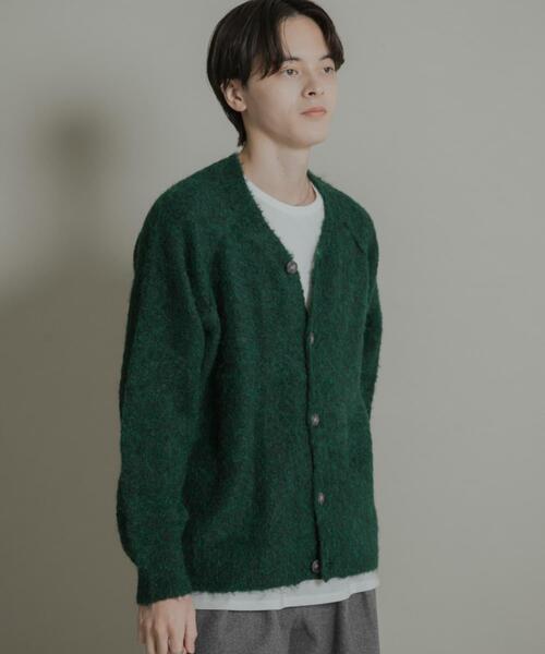 SENSE OF PLACE by URBAN RESEARCH（センスオブプレイスバイアーバンリサーチ）の「ブークレVネックカーディガン（カーディガン/ボレロ・メンズ・ライトベージュ/グリーン/チャコールグレー/レッド・MEDIUM/LARGE）」の7枚目の写真
