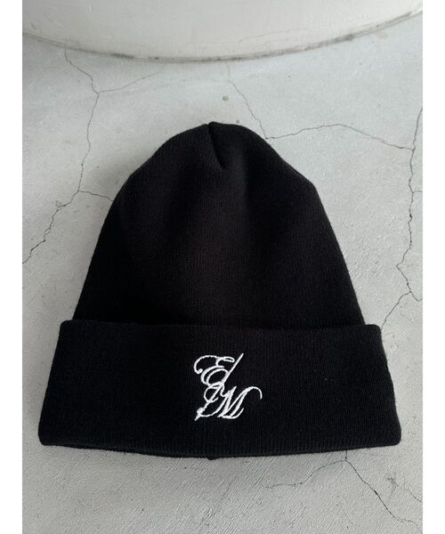 NEW ERA(ニューエラ)の「【NEW ERA×EATME】E/Mロゴニットキャップ(ニットキャップ/ビーニー・レディース・ブラック・FREE)」の5枚目の写真