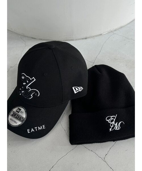 NEW ERA(ニューエラ)の「【NEW ERA×EATME】E/Mロゴニットキャップ(ニットキャップ/ビーニー・レディース・ブラック・FREE)」の6枚目の写真