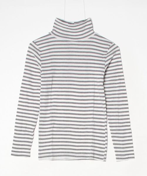 MILLER(ミラー)の「Robert P. Miller / タートルネック ロングスリーブTシャツ / 834C(Tシャツ/カットソー・レディース・ホワイト/その他1/その他2/その他3/ブラック/ホワイト×ブラック/グレー系その他/グレー/その他4・FREE)」の3枚目の写真