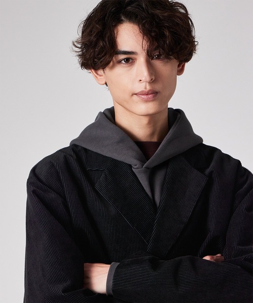 コーデュロイ ダブルブレスト ジャケット / 252760 EXJ03（テーラード