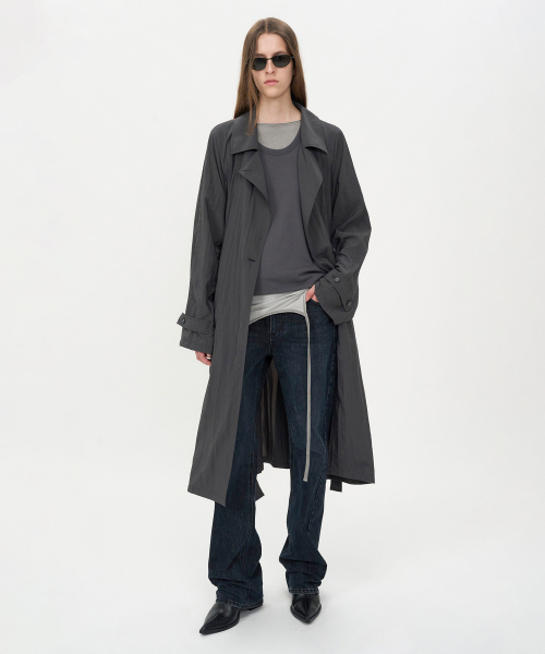 シアナイロントレンチ ダークグレー