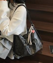 Anchor Smith（アンカー スミス）の「【NuNuNa】2WAY 合成皮革ドロストポケットショルダーバッグ/バックパック（ショルダーバッグ）」