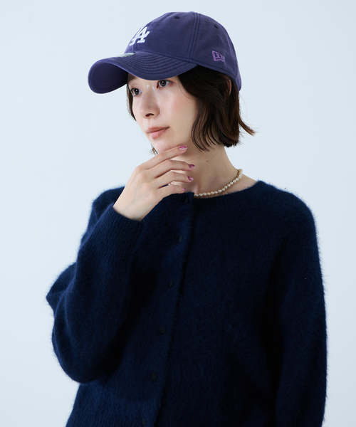 REMI RELIEF（レミレリーフ）の「【REMI RELIEF x NEW ERA(LA) 】9TWENTY ロサンゼルス・ドジャース / スウェットキャップ（キャップ・レディース・ネイビー/グレー・フリー）」の4枚目の写真