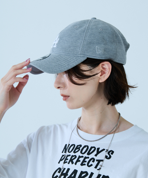 REMI RELIEF（レミレリーフ）の「【REMI RELIEF x NEW ERA(LA) 】9TWENTY ロサンゼルス・ドジャース / スウェットキャップ（キャップ・レディース・ネイビー/グレー・フリー）」の7枚目の写真