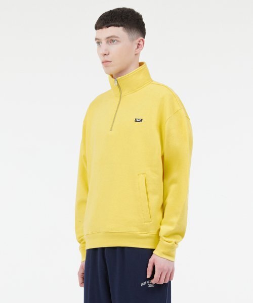 LMCの「BOX QUARTER ZIP SWEATSHIRT light yellow(スウェット・レディース・その他・LARGE/SMALL/MEDIUM)」の4枚目の写真