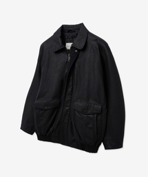 LADY VOLUME（レディーボリューム）の「VINTAGE WASHED LEATHER PADDING PARKA_BLACK（ダウンジャケット/コート）」