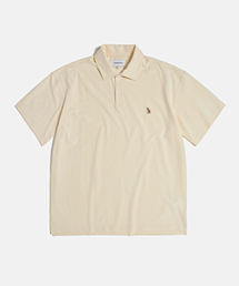 ESPIONAGE | Over Pique Polo Shirt Butter(ポロシャツ)