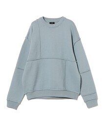 BEAMS | 5ゲージ パネル クルーネック ニット(ニット/セーター)