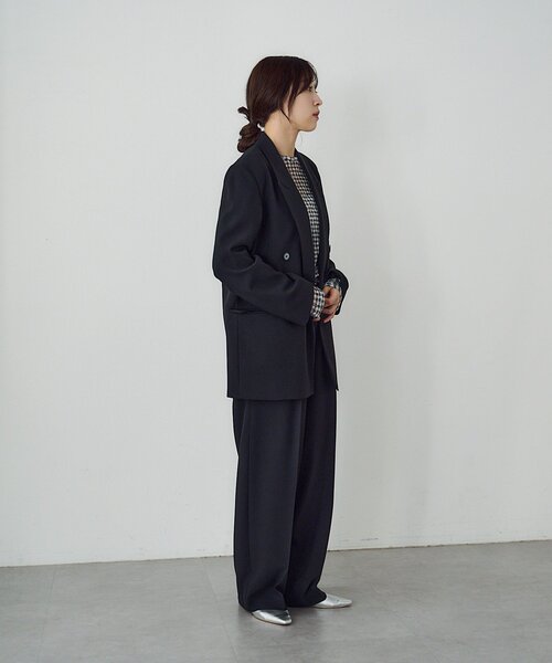 SHENERY(シーナリー)の「トロタックワイドパンツ(その他パンツ・レディース・ベージュ/ブラック/ローズ・38/36)」の8枚目の写真