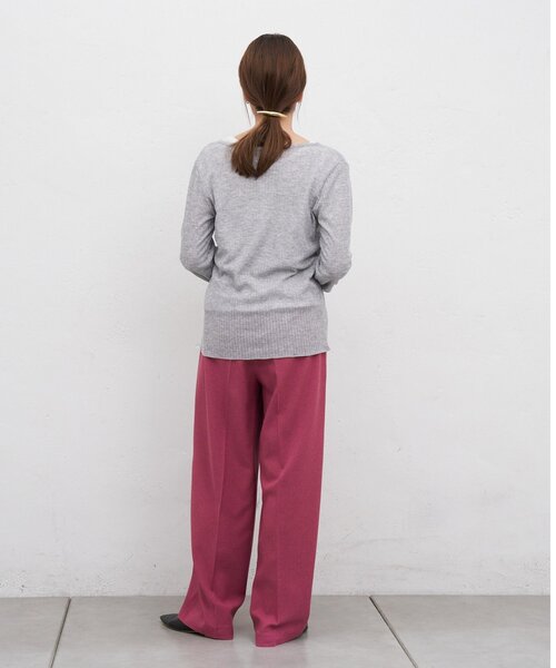 SHENERY(シーナリー)の「トロタックワイドパンツ(その他パンツ・レディース・ベージュ/ブラック/ローズ・38/36)」の19枚目の写真