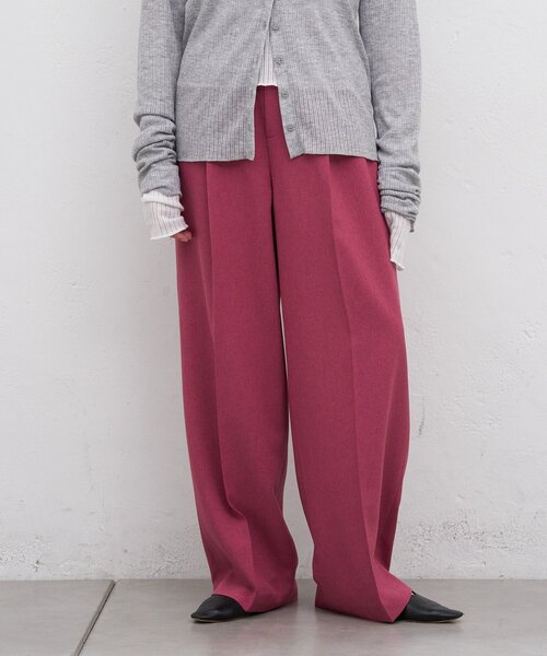 SHENERY(シーナリー)の「トロタックワイドパンツ(その他パンツ・レディース・ベージュ/ブラック/ローズ・38/36)」の16枚目の写真