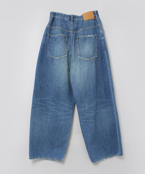 RNA-N（アールエヌエーエヌ）の「R4420 タックルーズデニム（デニムパンツ・レディース・ライトインディゴブルー・FREE）」の3枚目の写真