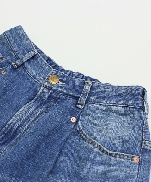 RNA-N（アールエヌエーエヌ）の「R4420 タックルーズデニム（デニムパンツ・レディース・ライトインディゴブルー・FREE）」の12枚目の写真