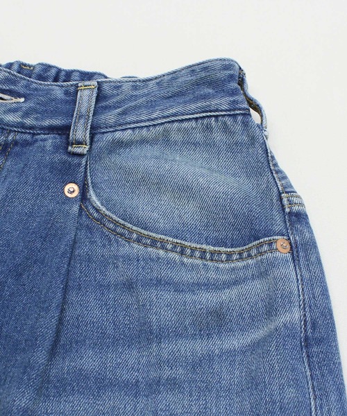 RNA-N（アールエヌエーエヌ）の「R4420 タックルーズデニム（デニムパンツ・レディース・ライトインディゴブルー・FREE）」の14枚目の写真