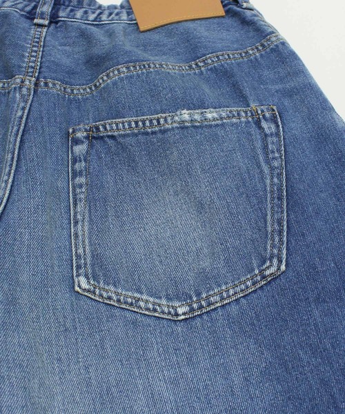 RNA-N（アールエヌエーエヌ）の「R4420 タックルーズデニム（デニムパンツ・レディース・ライトインディゴブルー・FREE）」の17枚目の写真