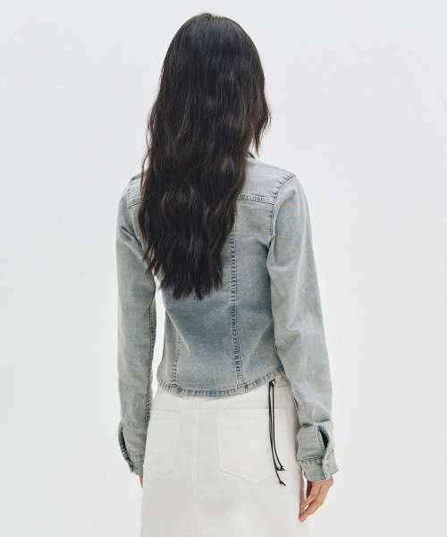 DECET WOMEN(デケット ウーマン)の「Western Slim Denim Shirts DCWSH003LIGHTBLUE(シャツ/ブラウス・レディース・その他・SMALL/MEDIUM/LARGE)」の4枚目の写真