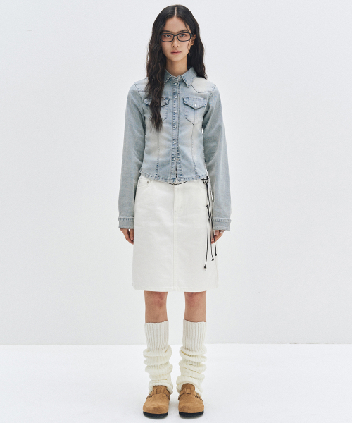 DECET WOMEN(デケット ウーマン)の「Western Slim Denim Shirts DCWSH003LIGHTBLUE(シャツ/ブラウス・レディース・その他・SMALL/MEDIUM/LARGE)」の11枚目の写真