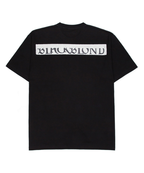 BLACK BLOND（ブラック ブロンド）の「ビビディルネサンスパッチTシャツ（ブラック）（Tシャツ/カットソー・レディース・その他・LARGE/MEDIUM/X-LARGE/XX-LARGE/XXX-LARGE）」の2枚目の写真