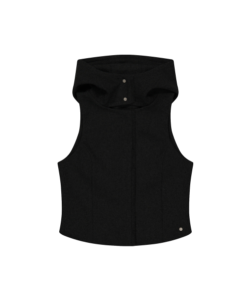 OJOS(オホス)の「Layered Bolero Wool Jacket / Black(その他アウター・レディース・その他・1/2/3)」の2枚目の写真