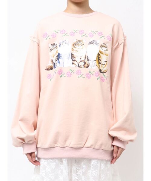 セール】blooming catスウェット（スウェット）｜merry jenny（メリー