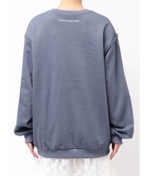 merry jenny（メリージェニー）の「blooming catスウェット（スウェット・レディース・ネイビー/ピンク/クリーム・FREE）」の22枚目の写真