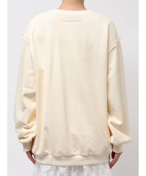 merry jenny（メリージェニー）の「blooming catスウェット（スウェット・レディース・ネイビー/ピンク/クリーム・FREE）」の11枚目の写真